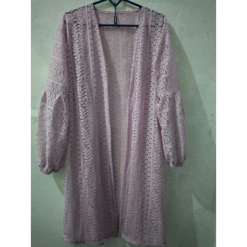 Kardigan brukat/promo long outer brukat/outer Cardi wanita terlaris