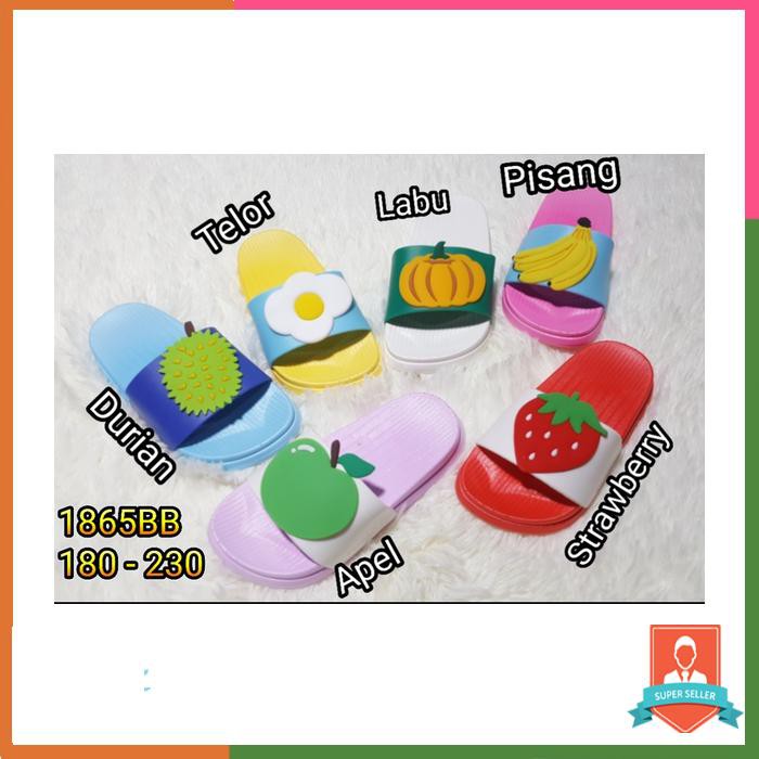 JELLY SANDAL BARA BARA SENDAL WANITA KOKOP KARET IMPORT 1865BB