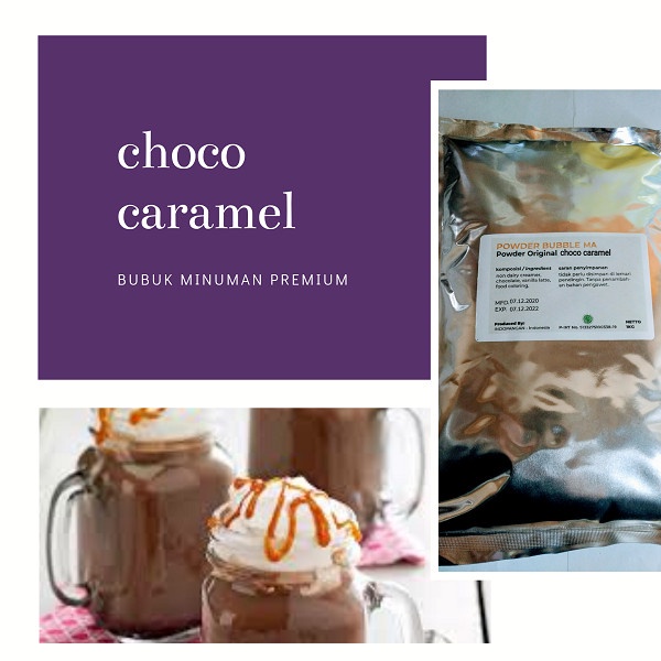 

Powder Choco Caramel Premium Kualitas Unt Hotel dan Cafe Kemasan 1 KG