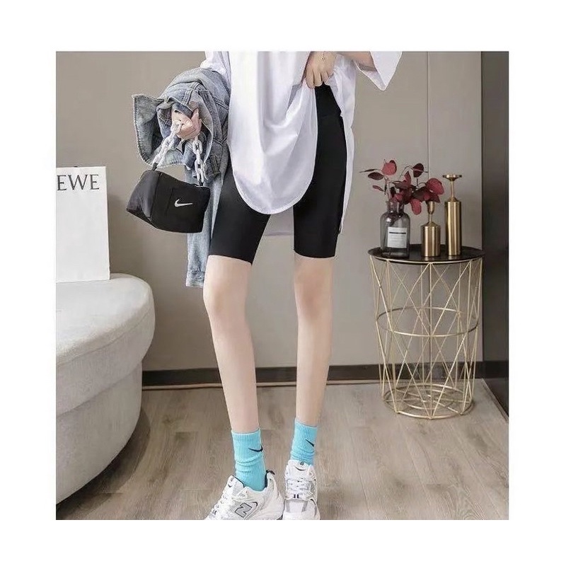 Legging Pendek 2per4 Tebal | Legging Pendek Import | Celana Legging Selutut | Biker Short | Legging Pendek Highwaist | Legging Tebal