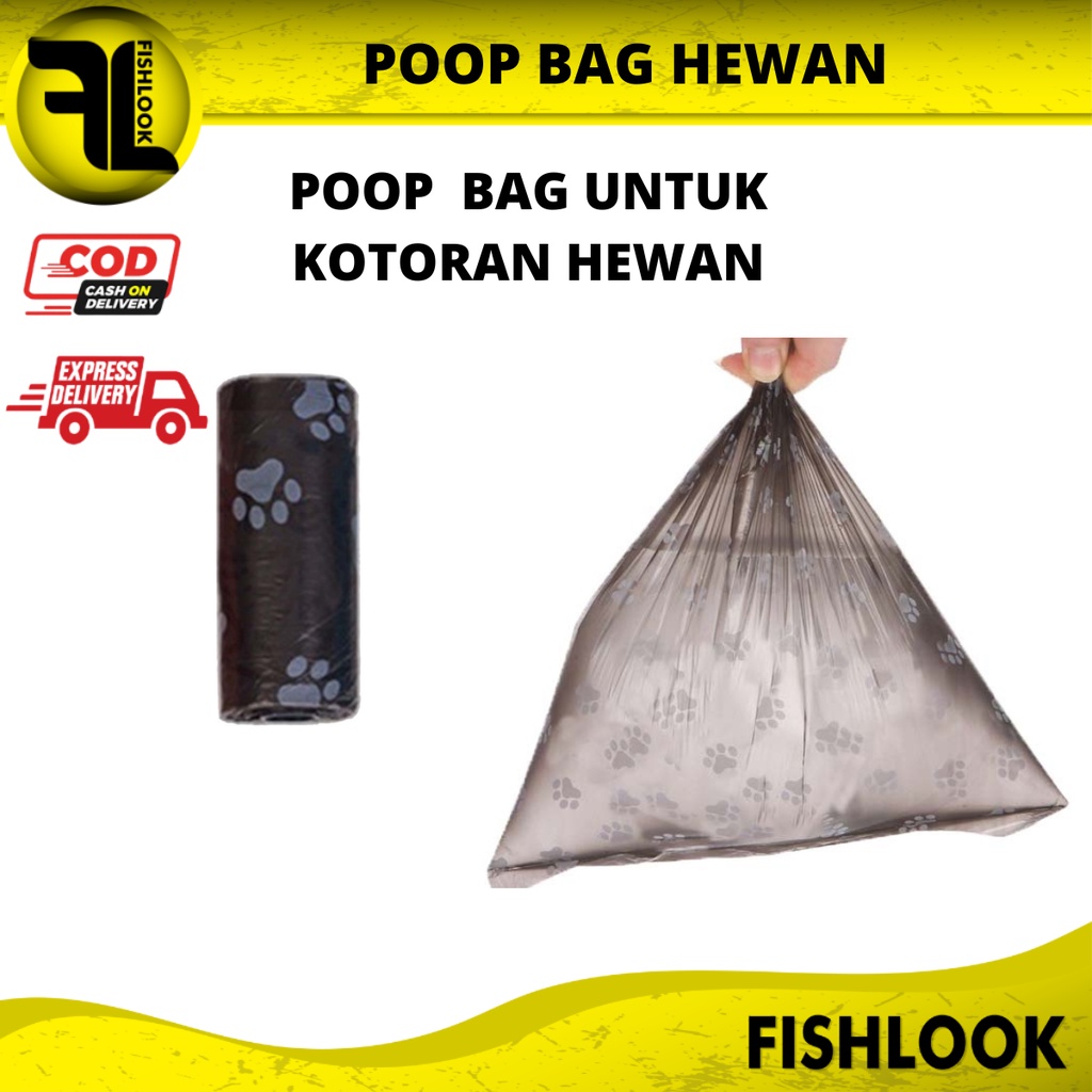 Refill Kantong Plastik Sampah Popok Refil Plastic Kotoran Anjing Poop Bag