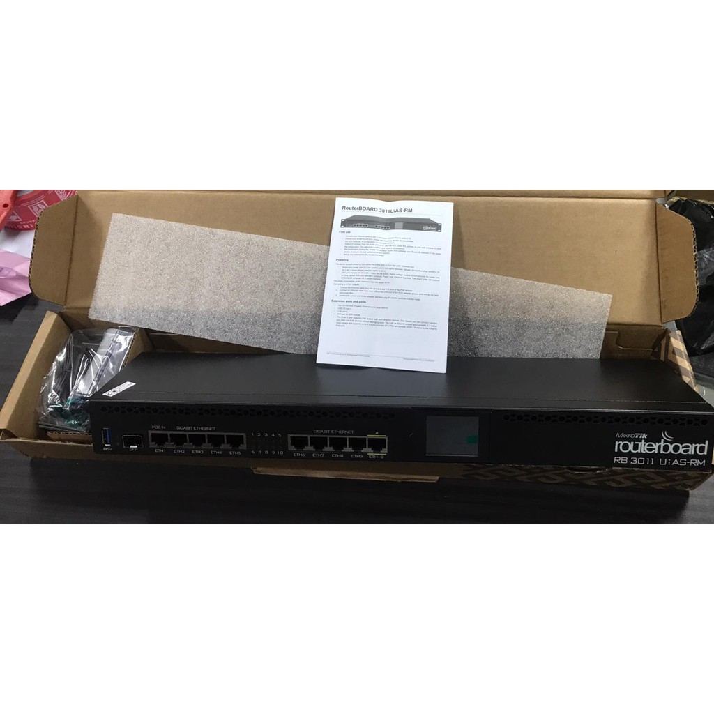 Mikrotik RB3011UiAS-RM RouterBoard Indoor 3011UiAS-Rackmount