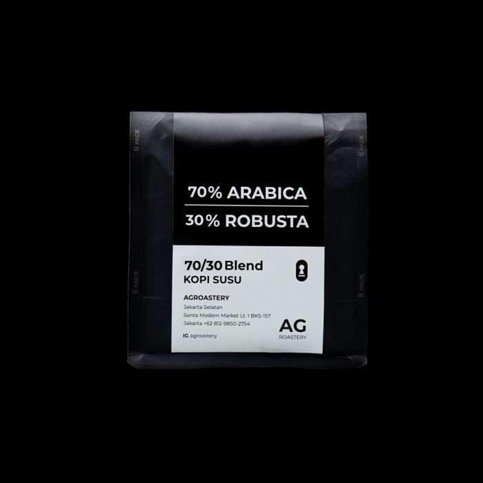 

Biji Kopi Blend 70/30 Kopi Susu Ekonomis 100 gr
