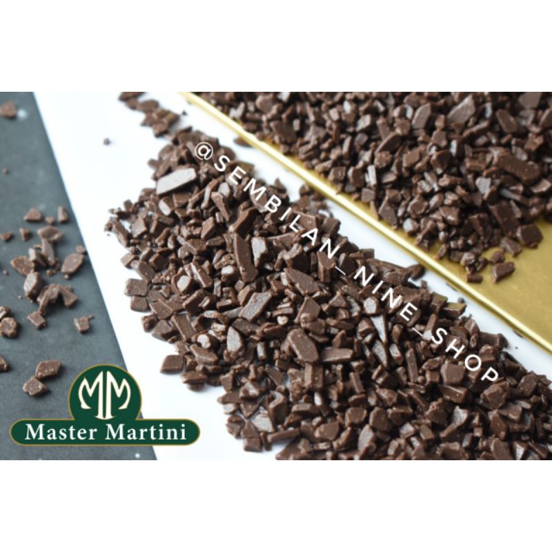 

Master Martini Caribe Chocolate Dark Flakes 1 kg Coklat Keping