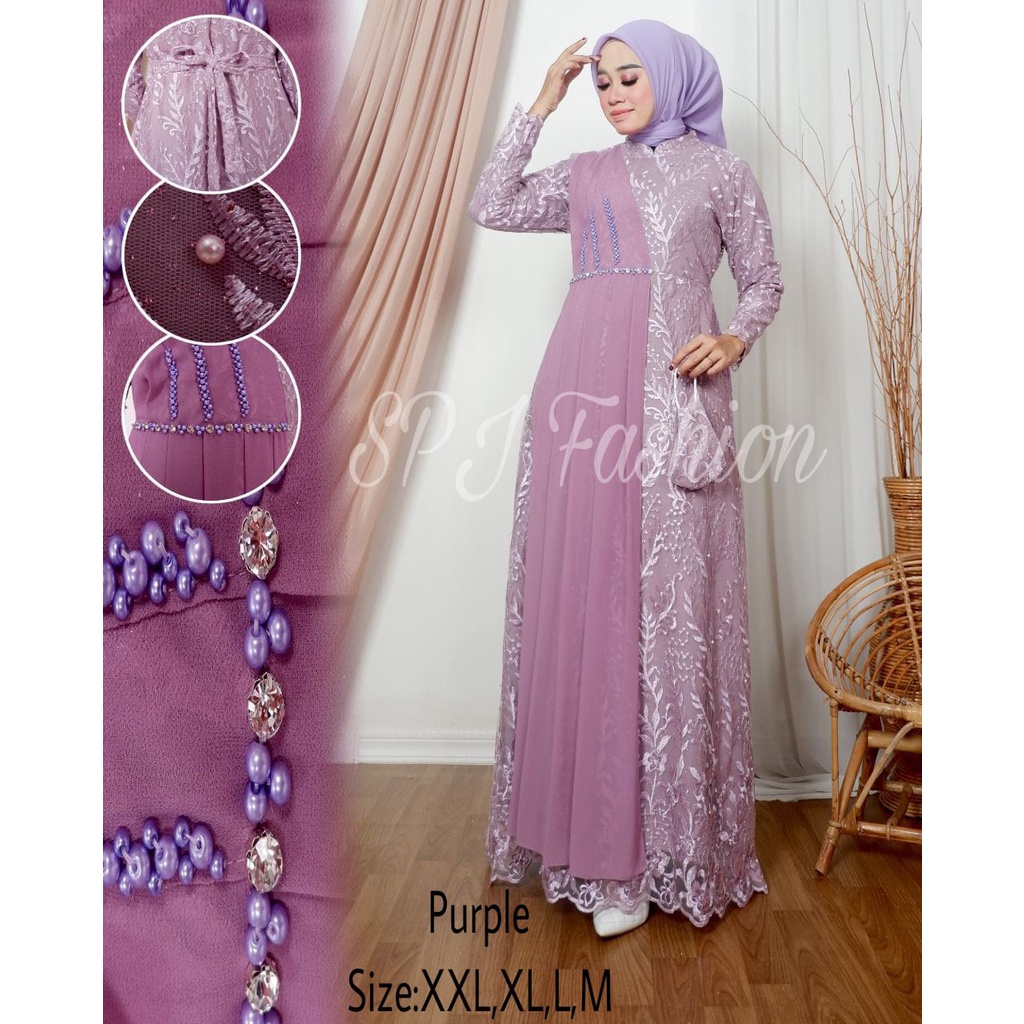 NEW ARRIVAL TOP GAMIS MODERN BY SPJ FASHION/GAMIS LAMARAN/GAMIS PESTA/GAMIS MUSLIMAH/GAMIS SELENDANG MODERN KEKINIAN/BEST SELLER GAMIS NOW