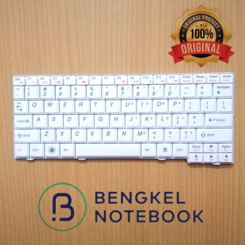 Keyboard Laptop Lenovo S10-2 S10-2c S10-3c S100C (white)