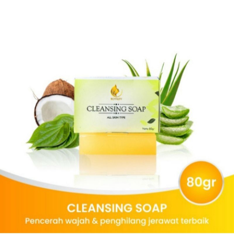 ROYALTY CLEANSING SOAP | SABUN WAJAH GLOWING |