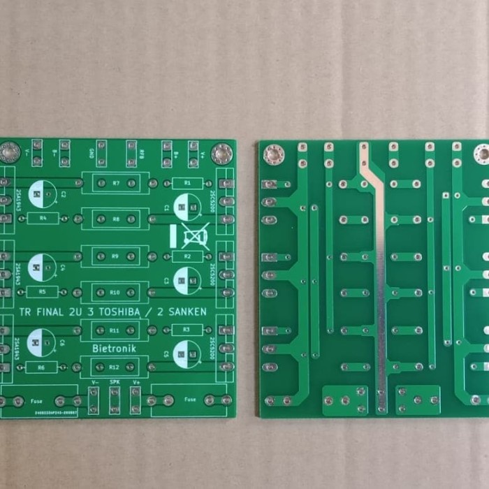 PCB TR FINAL 3 TOSHIBA 2 SANKEN 2U Dauble Layer