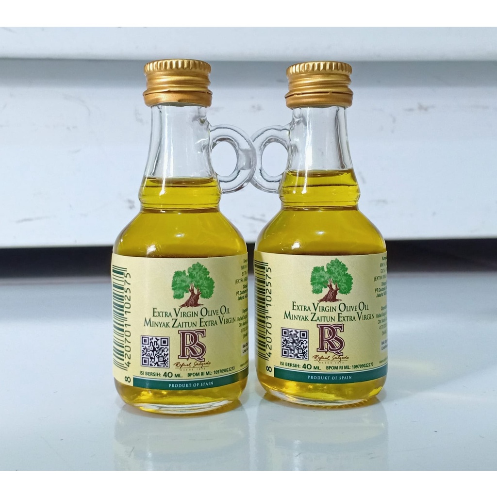 

MINYAK ZAITUN RAFAEL SALGADO 40 ML | EXTRA VIRGIN OLIVE OIL