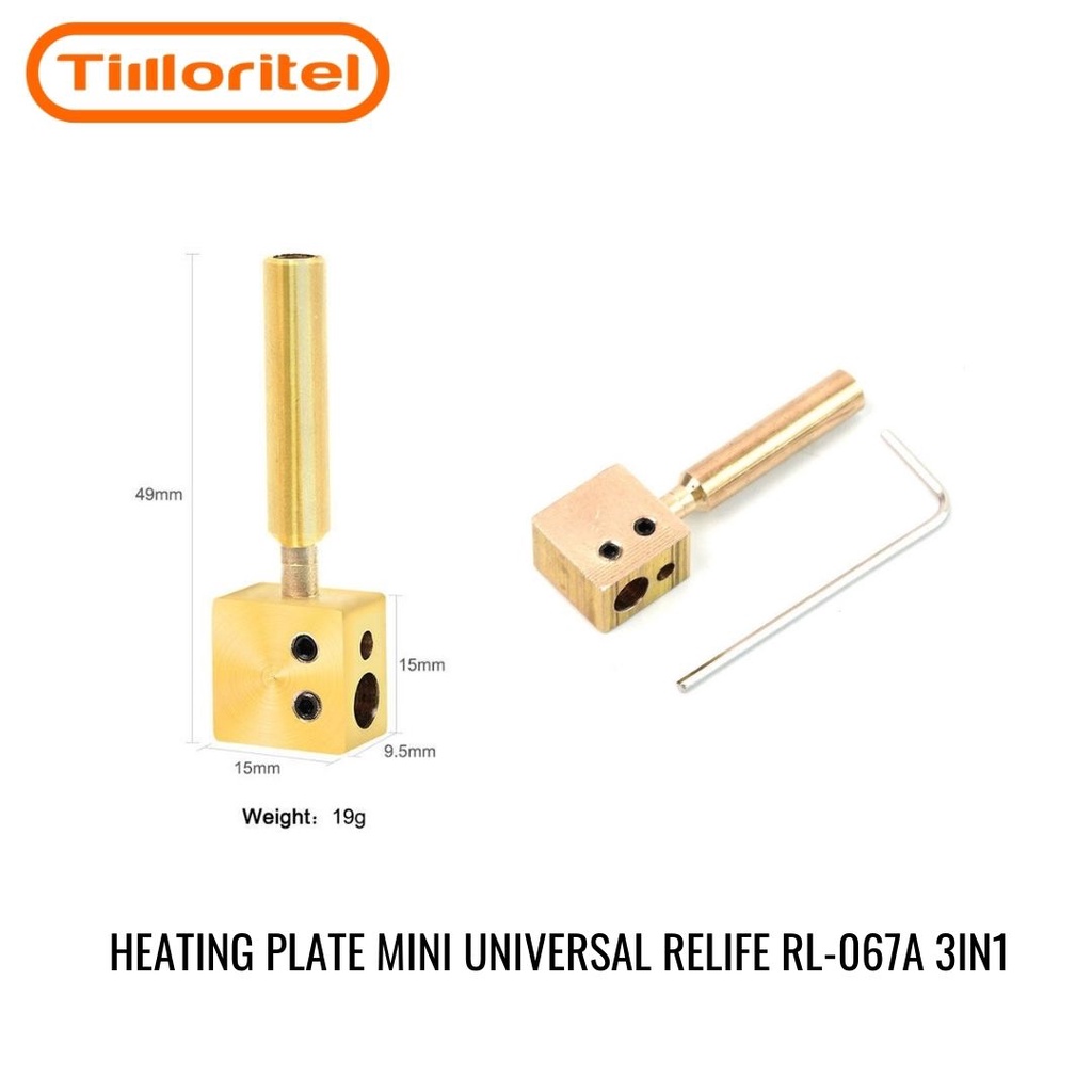 HEATING PLATE MINI UNIVERSAL RELIFE RL-067A 3IN1