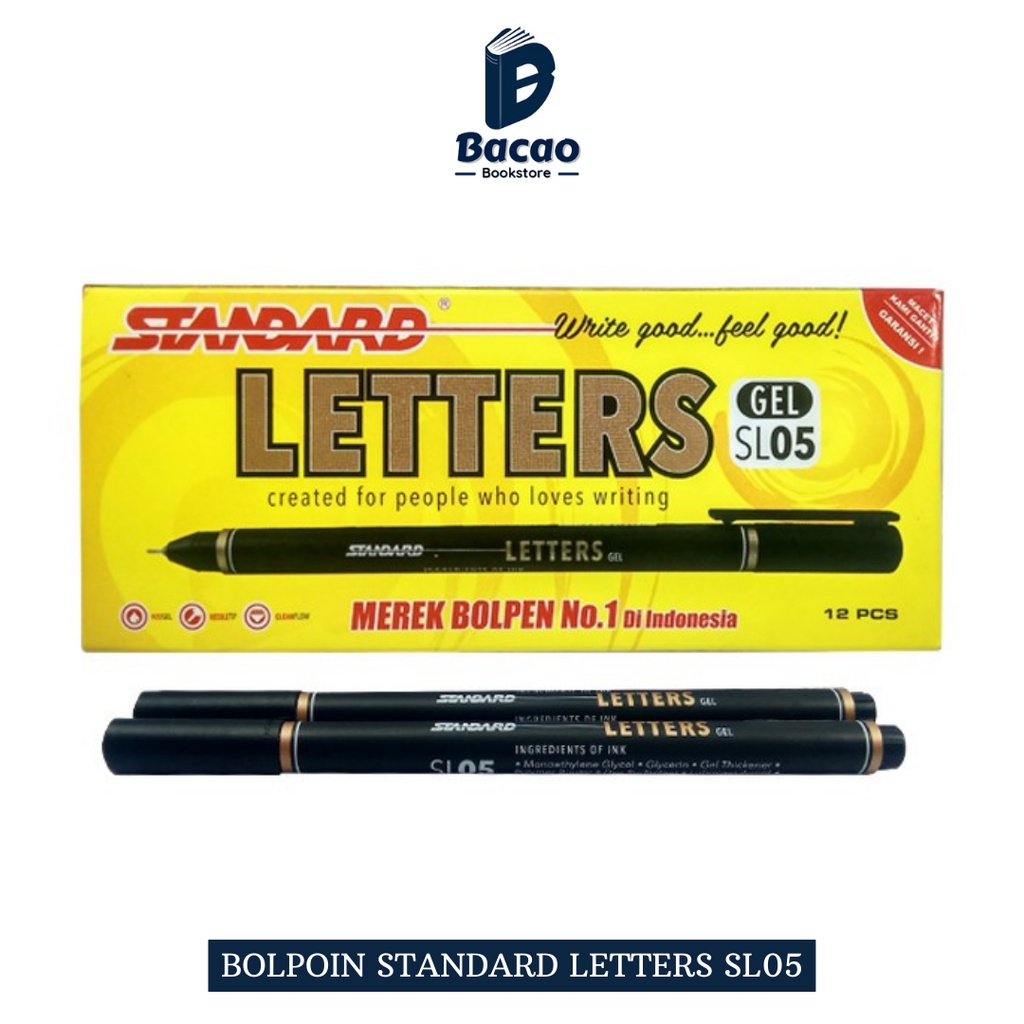 

Pulpen Pena Pen Standard Letters SL05 Standard - HARGA SATUAN - 11500872