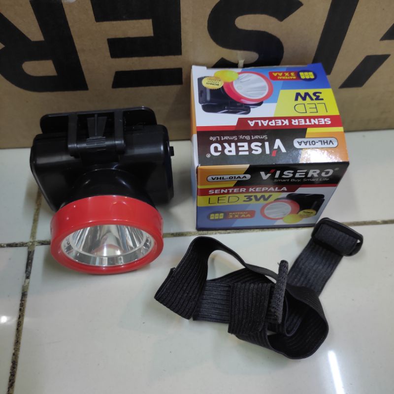 Senter Kepala LED Visero VHL-01AA