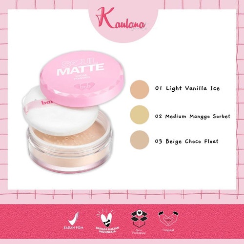 BNB barenbliss Soul-Matte Loose Powder Korea Bedak Tabur「Kontrol Pori-pori &amp; Sebum」