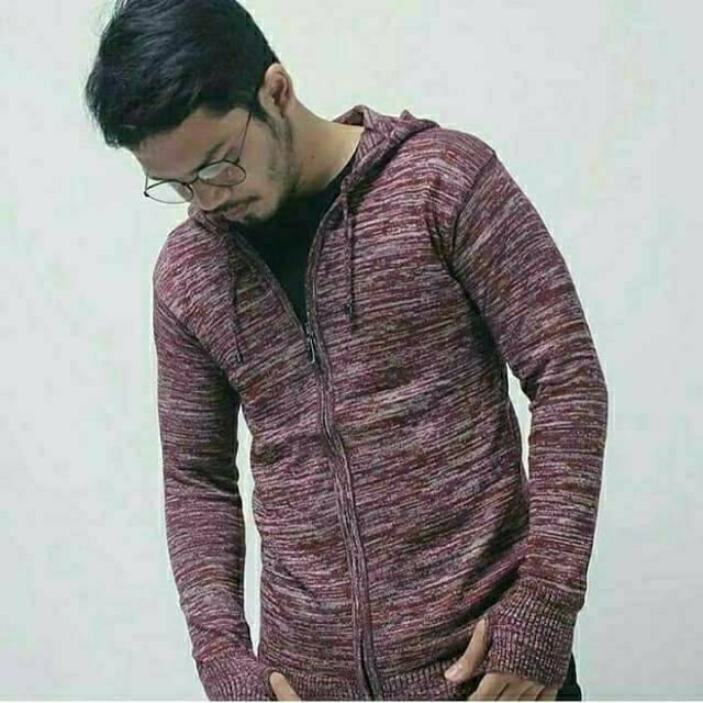Jaket rajut pria tuwton Ariel sweater rajut_jaket rajut