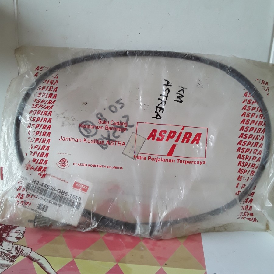 Kabel Kilometer Speedometer Honda Astrea - GB6 merek Aspira