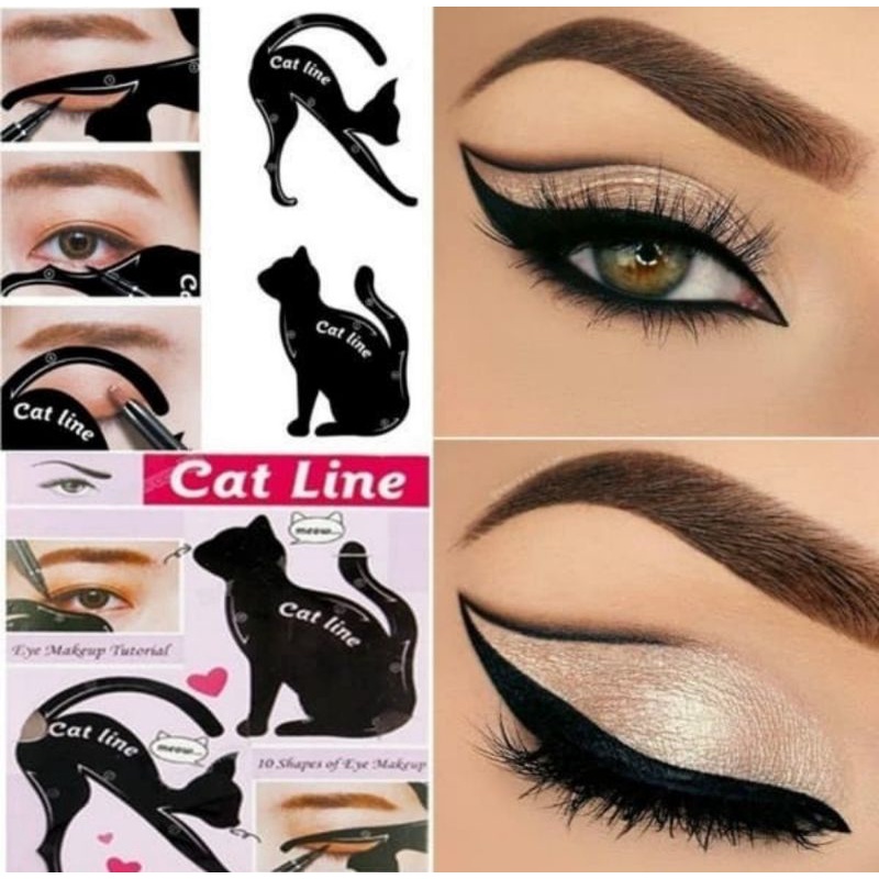 CAT LINE CETAKAN ALIS DAN EYELINER