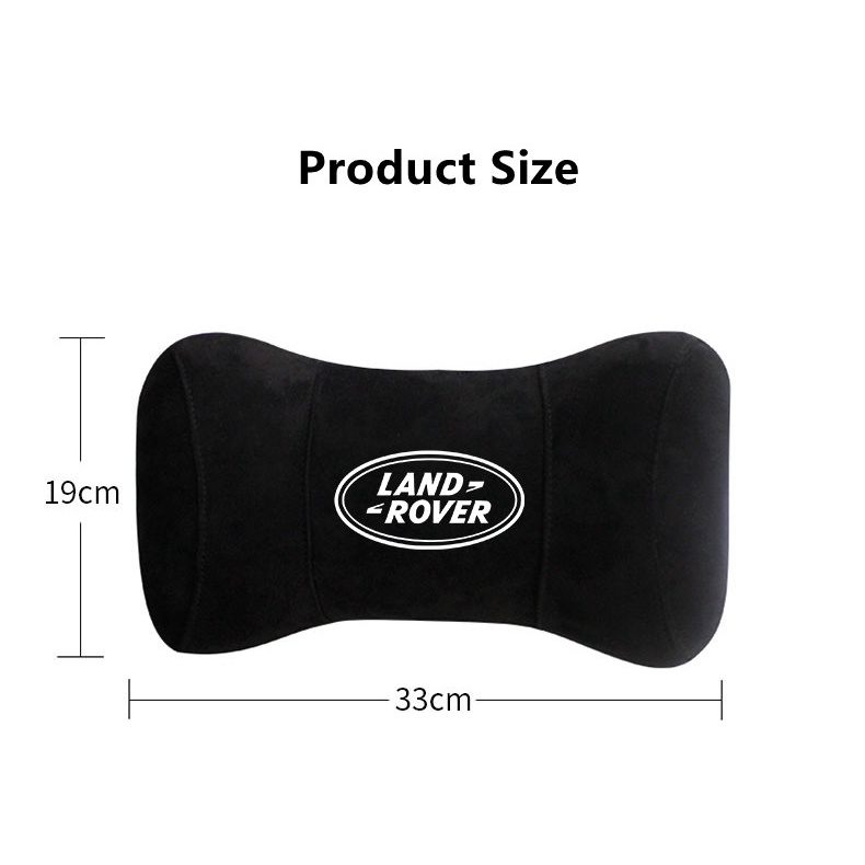 G-club Bantal Leher Bahan Kulit Rusa Memory Foam Untuk Headrest Mobil Land Rover