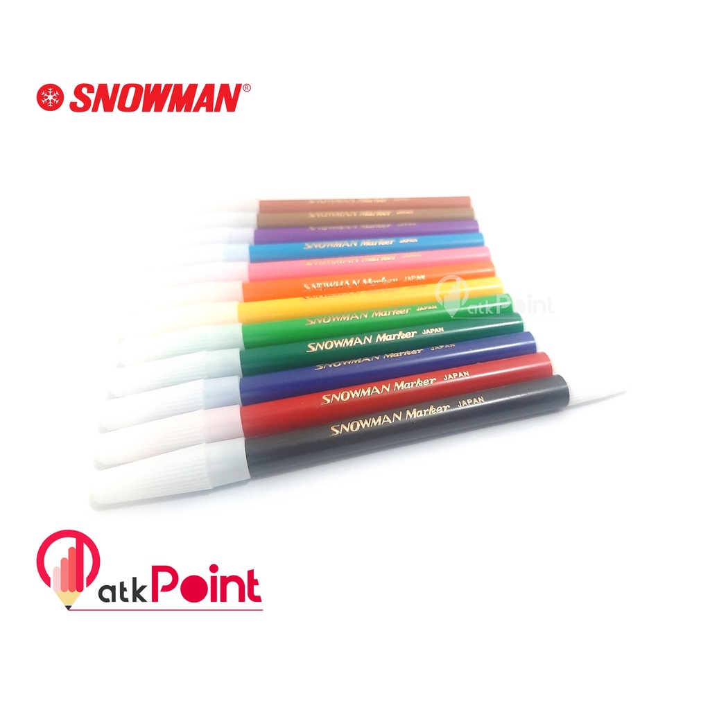 

SNOWMAN MARKER 12 COLORS (SPIDOL WARNA)