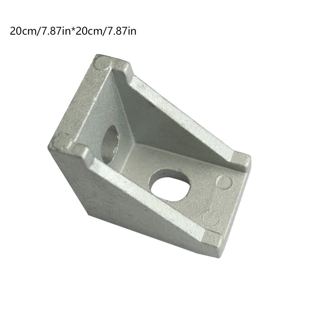 10pcs 20x20mm Bracket Sudut Bahan Metal Aluminium Shopee Indonesia