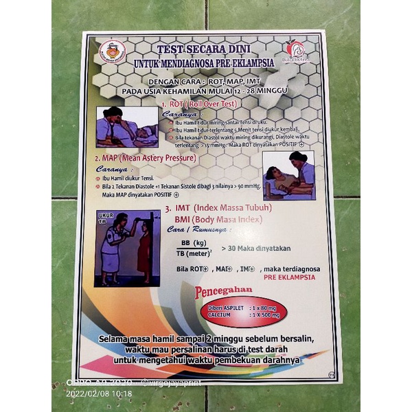 

(116) POSTER TEST SECARA DINI UNTUK MENDIAGNOSA PRE EKLAMSI