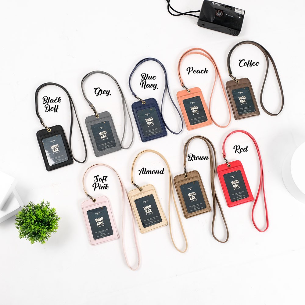 Premium Name Tag Holder/ID Card Holder/Gantungan ID Card Costum Logo & Nama