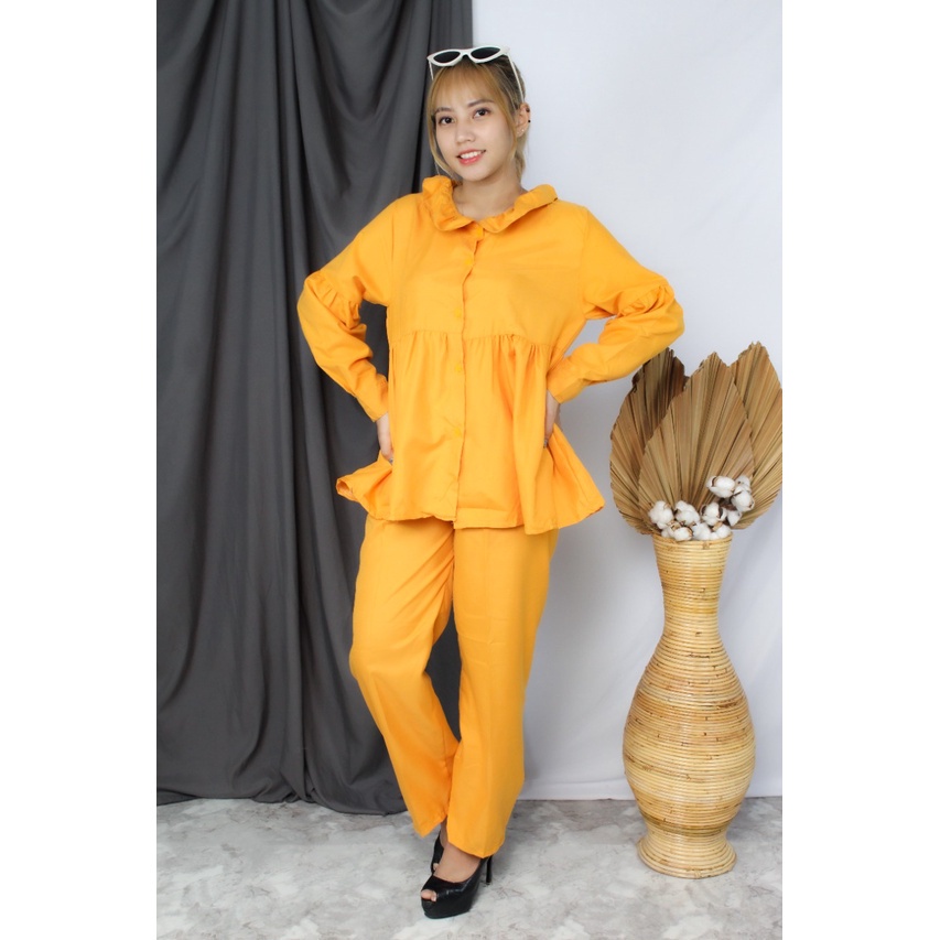 BEFAST - ZRX OOTD Oneset JULIAN / One Set Mendy // Mendy Daily Busui Wanita Tunik Set / Set Tunik kekiniaan Wanita Remaja / Set Atasan Lengan Panjang+Celana Panjang / Fashion Wanita Hijab / Setelan Terbaru 2022 / Setelan Polos Casual