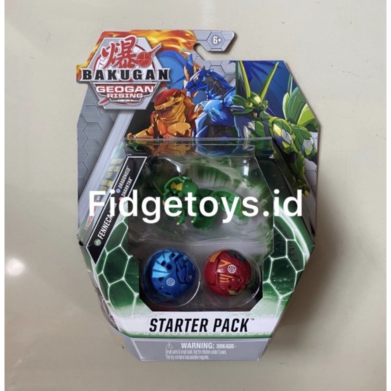 Bakugan Geogan Rising Starter Pack 3-Pack Collectible