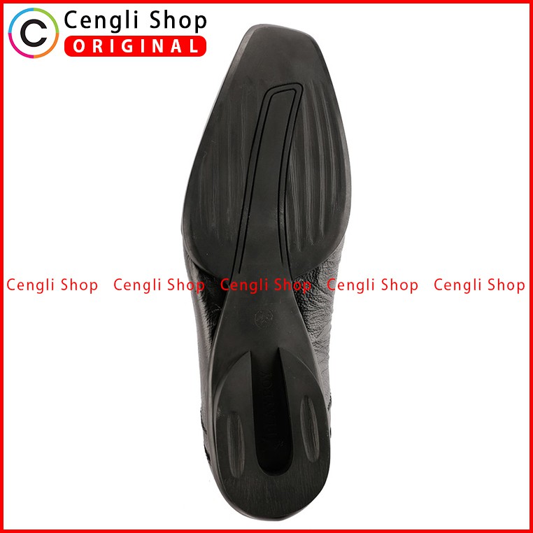 EM34 SEPATU EVERBEST SLIP ON PRIA ORIGINAL CASUAL SEMI FORMAL KULIT ASLI ORI HITAM