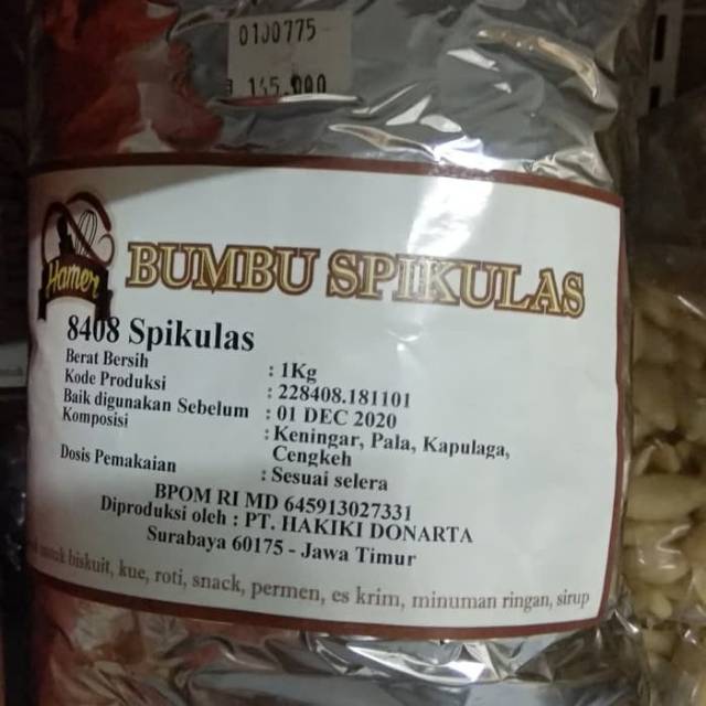 

Hamer 8408 Spikulas repack 50gr