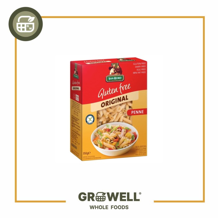 

San Remo GF Pasta Penne Rigate 350Gr