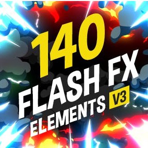 140 Flash Fx Elements - After Effects Project Files