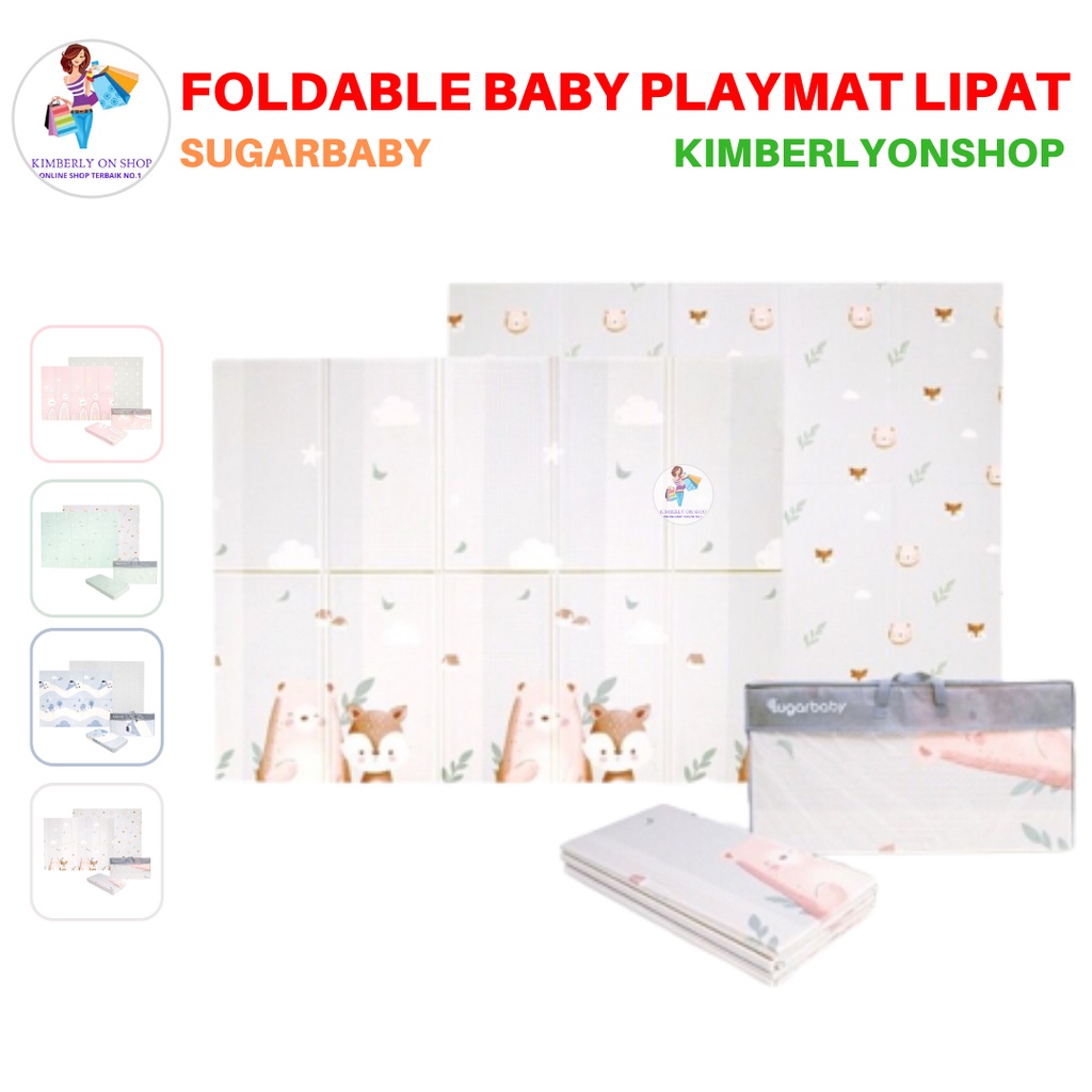 Foldable Baby Playmat Matras Bayi Karpet Lipat Anak Sugar Baby