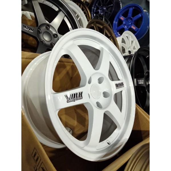 Velg mobil R18 inova Civic rush TE37 Ring 18 lebar 8,5 pcd.5x114,3