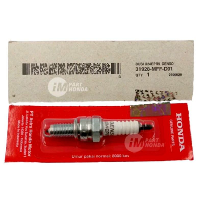 busi denso U24EPR9 beat Scoopy spacy tipe karbu