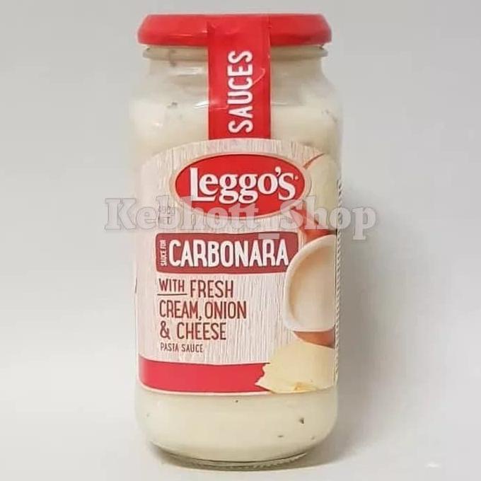 

(BISA COD) leggo's leggos pasta sauce carbonara with fresh cream , onion & cheese