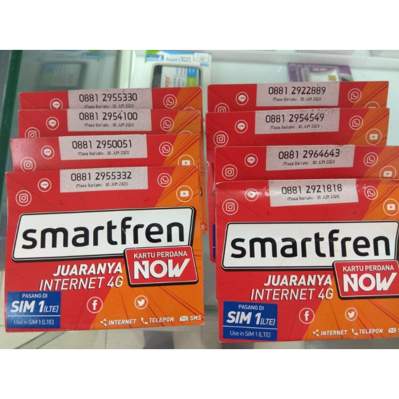 Kartu Perdana dengan Nomor Cantik Smartfren | Shopee Indonesia