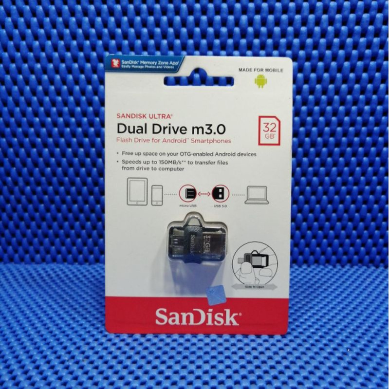Sandisk Flashdisk USB OTG M3 - 32GB ( SDDD3-032G )