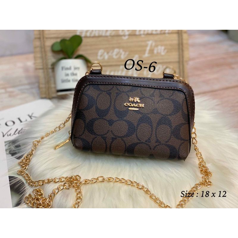 Tas Slempang Oval OS  Mini Wanita Import