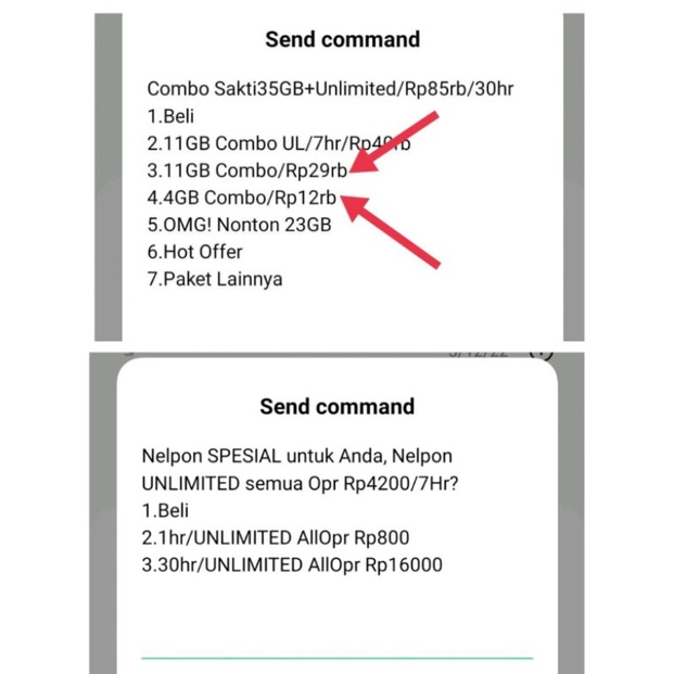 KARTU SAKTI COMBO 4,5gb & 4gb/10gb combo & nelpon unlimited 30hari 15ribu