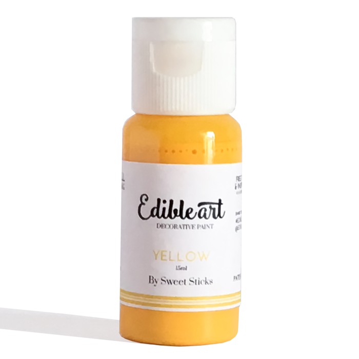 

Edible Art Paint by Sweet Sticks YELLOW
