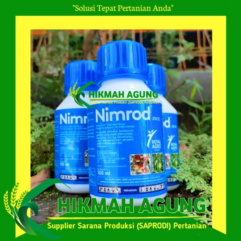 NIMROD 250EC 100ML - BUPIRIMAT 250G/L FUNGISIDA SISTEMIK
