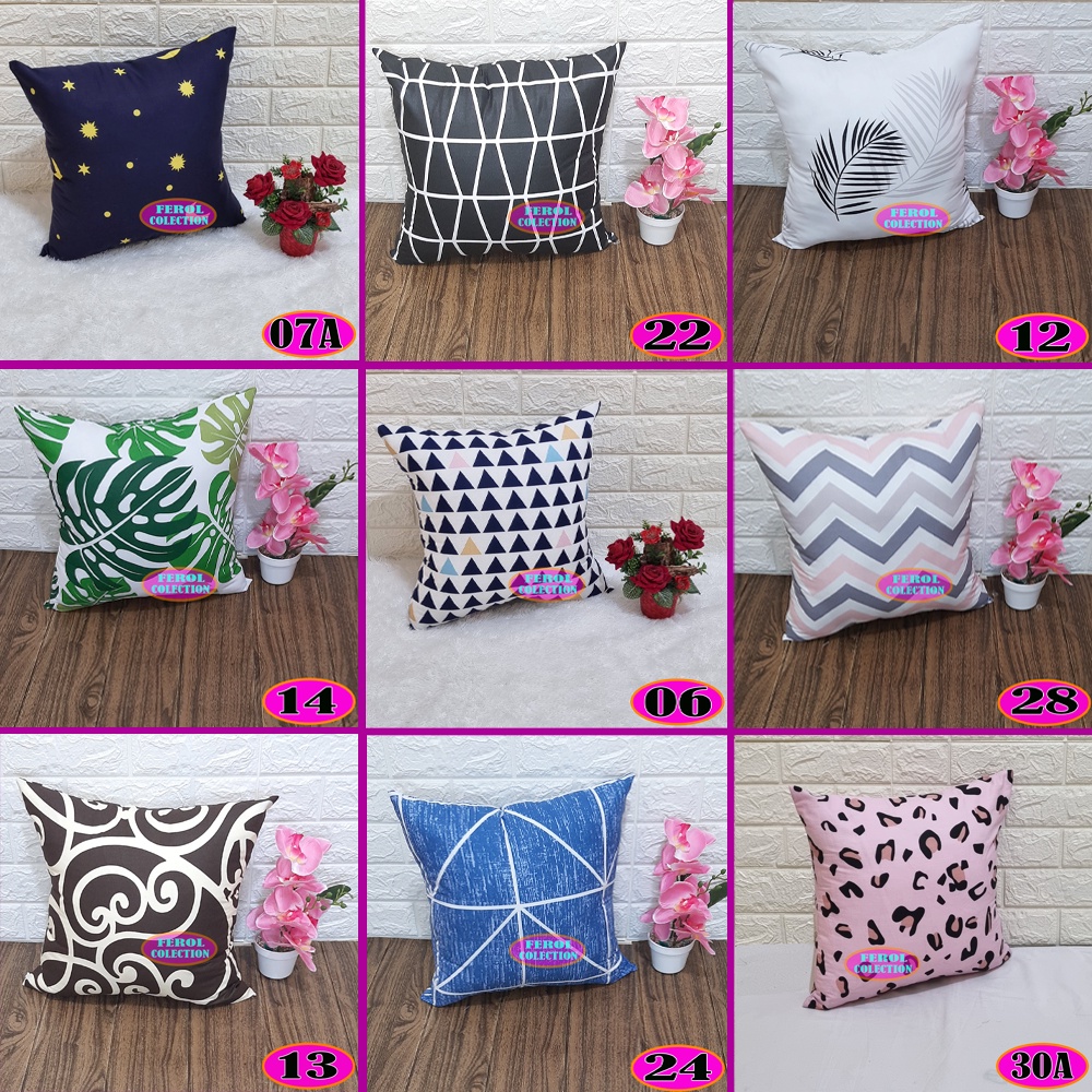 Sarung bantal sofa / Sarung bantal sofa minimalis