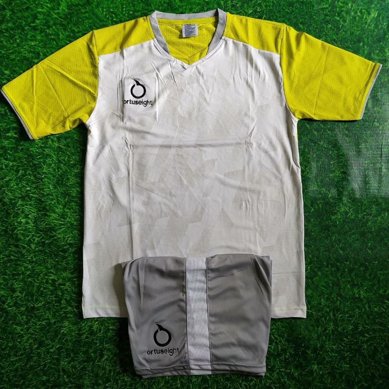 New Jersey Stelan Futsal Ortuseight Putih Kuning