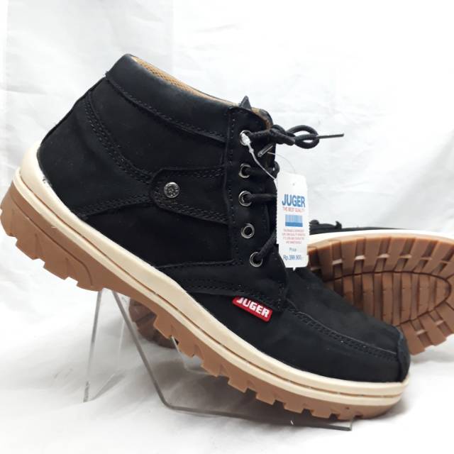 SEPATU BOOT JUGER HINO KULIT ASLI