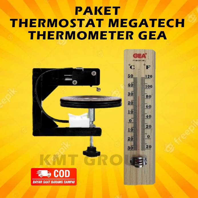 Termostat Thermostat Capsule Megatech Termometer Thermometer GEA Mesin Tetas MTTU