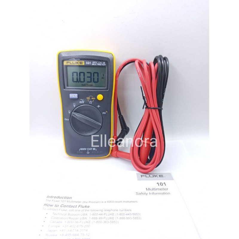 Multitester Multimeter Fluke 101 + Capasitor Original