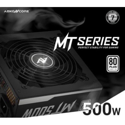 POWER SUPPLY ABKONCORE MT SERIES 500W 80+ MIGHTY RESMI