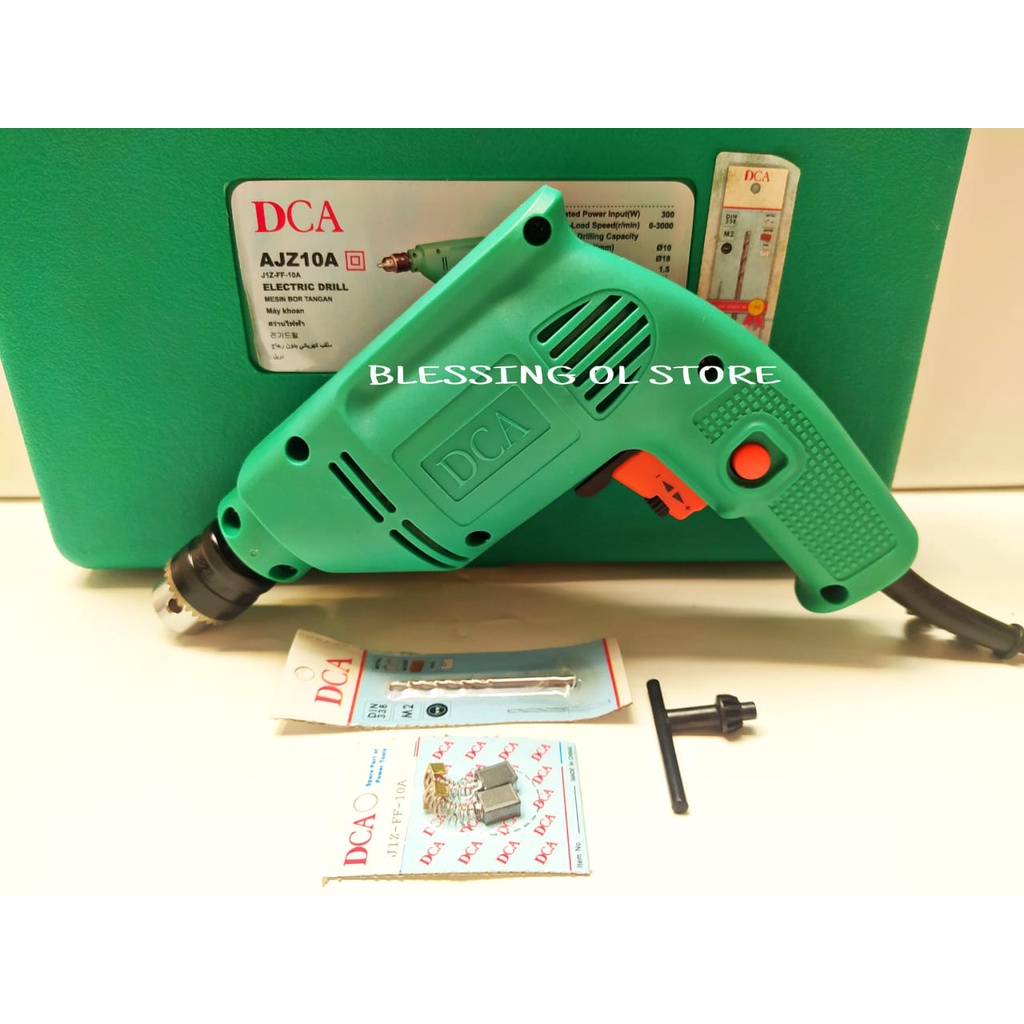 MESIN BOR TANGAN / ELECTRIC DRILL 10MM / MESIN BOR DCA