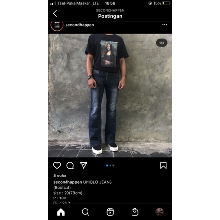 uniqlo jeans bootcut