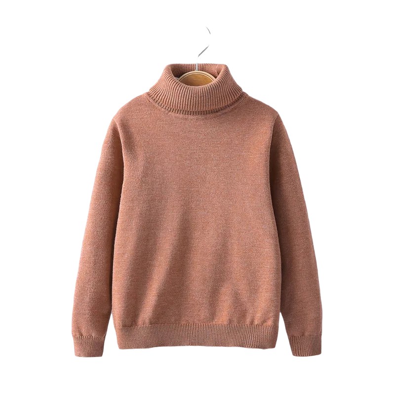 Sweater Anak Kids Long Neck Sweater Rajut Pakaian Anak Unisex